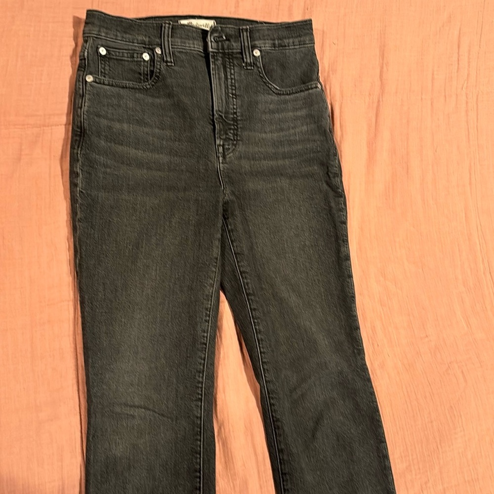 Madewell Slim Demi-Boot Black Size 25